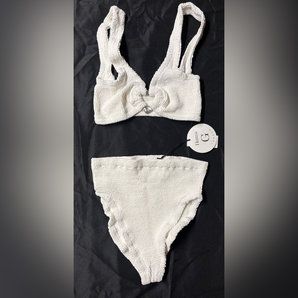 SALE • NWT 🏷️ Hunza G Jessica Bikini in white